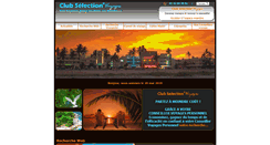 Desktop Screenshot of clubselectionvoyages.com